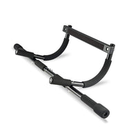 Black indoor pull-up bar home gym