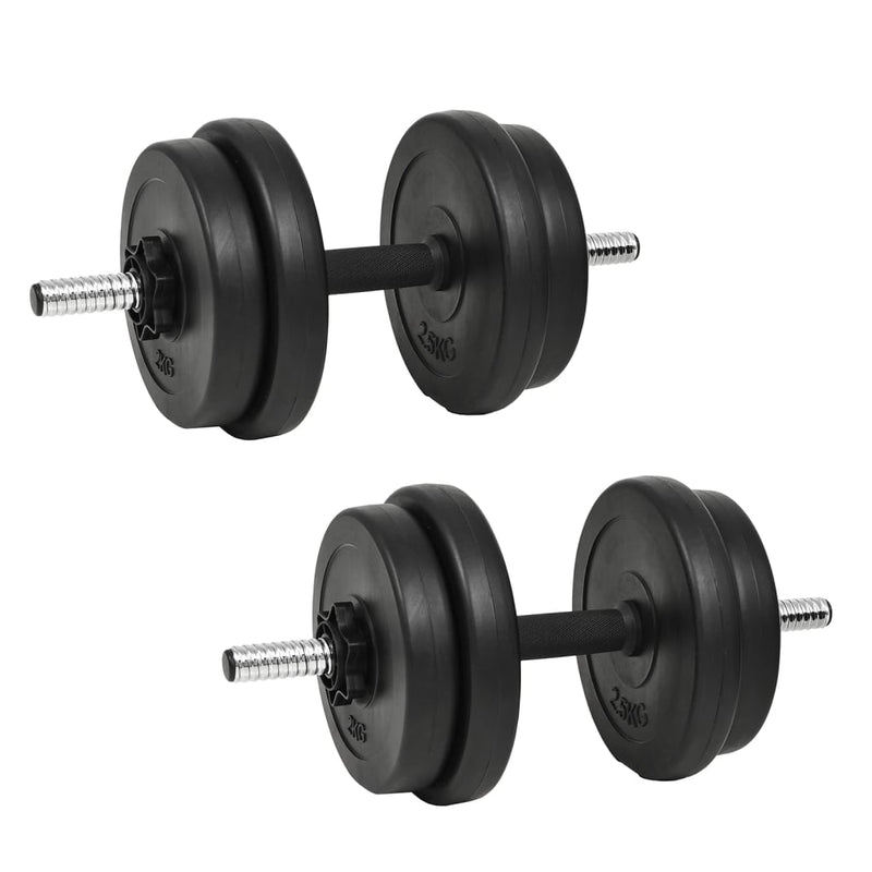 Adjustable 2x Dumbbell Set 14-Piece for strength training workouts