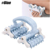 Muscle Massage Roller in blue color for fascia and deep tissue massage, ideal for relieving muscle tension.