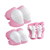 7Pcs/Set Kids Knee Pads and Elbow Pads Guards Protective Gear Set Safety Gear for Roller Skates Cycling Bike Skateboard Sports