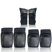 Knee Pads Elbow Pads Wrist Guards for Adult Youth 6 in 1 Protective Gear Set for Skateboarding Biking Roller Skating Cycling Out