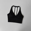 Women's Impact Longline Strappy Sports Yoga Bra Vest Fitness Tank Top Open Back Gym Running Workout Halter Beautiful Sports Bra