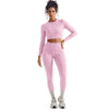 2PCS Yoga Suits Women Sports Set Quick-Dry  Tracksuit Running Workout Long Sleeve Sports Shirt Yoga Leggings Gym Sets Femme