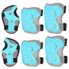 6Pcs Kids Knee Pads and Elbow Pads Wrist Guards Protective Gear Set for Bike Bicycle Cycling Skateboard Skating Sports Scooter