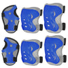 6Pcs Kids Knee Pads and Elbow Pads Wrist Guards Protective Gear Set for Bike Bicycle Cycling Skateboard Skating Sports Scooter